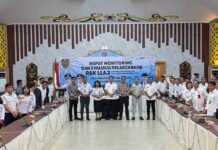 Jasa Raharja Kalteng Perkuat Sinergi dalam Rapat Monitoring dan Evaluasi RAK LLAJ 2025 jasa raharja kalteng