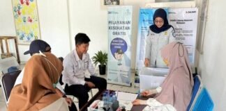 Jasa Raharja NTB Gelar Pengobatan Gratis di Pool Perum DAMRI Cabang Mataram jasa raharja NTB