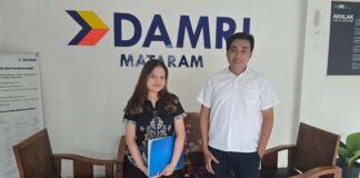 Jasa Raharja NTB Berikan Jaminan Perlindungan Dasar Bagi Penumpang DAMRI Melalui Kegiatan CRM jasa raharja NTB