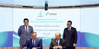 Pertamina Hulu Energi dan PETRONAS Sepakati FOA Kontrak Bagi Hasil Blok Bobara Pertamina