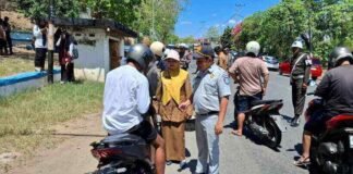 Gelar Operasi Gabungan dengan Mitra, Jasa Raharja Bima Berikan Pemahaman dan Kesadaran Bagi Masyarakat jasa raharja NTB