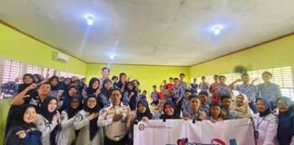 Tanam Kesadaran Sejak Dini: Jasa Raharja Bekali Siswa SMPN 26 Makassar Ilmu Safety Riding jasa raharja sulsel