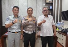 PT Jasa Raharja Sulawesi Utara Hadiri Rapat Koordinasi Pelaksanaan Relaksasi Pajak Kendaraan Bermotor dan SWDKLLJ di Ditlantas Polda Sulut jasa raharja sulut
