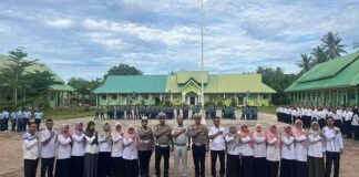 Jasa Raharja Sumbar dan Satlantas Polres Pesisir Selatan Gelar Safety Campaign Lintas di SMKN 2 Painan, Pesisir Selatan jasa raharja sumbar