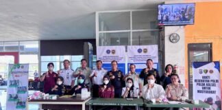 Perkuat Sinergi, Jasa Raharja Kalsel Hadiri Bakti Kesehatan Bidang Kedokteran dan Kesehatan Polda Kalsel untuk Masyarakat untuk Masyarakat