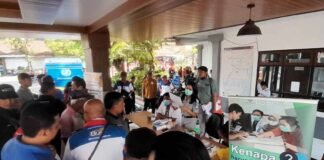 Jasa Raharja Bali Gelar Pengobatan Gratis MUKL Bersama PT Satria Trans Jaya (Trans Metro Dewata) Bersama PT Satria Trans Jaya