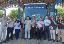 Tindak Lanjut FKLL, Jasa Raharja Sumbawa Bersama Mitra Laksanakan Ramp Check Terhadap Angkutan Umum Check Terhadap Angkutan Umum