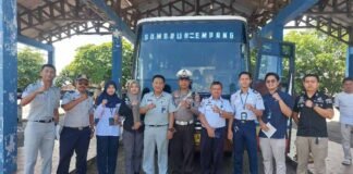 Tindak Lanjut FKLL, Jasa Raharja Sumbawa Bersama Mitra Laksanakan Ramp Check Terhadap Angkutan Umum Check Terhadap Angkutan Umum