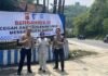 Jasa Raharja Samsat Rancaekek Lakukan Pemasangan Spanduk Himbauan Keselamatan Lalu Lintas Mendukung Operasi Zebra Lodaya 2025 jasa raharja jabar