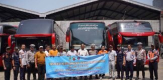 Wujudkan Transportasi Aman Raharja Karawang dan Mitra Gelar Pemeriksaan Kelaikan Kendaraan Bus Menjelang Natal 2025 & Tahun Baru 2026 Kelaikan Kendaraan Bus