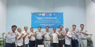 Rapat Rutin FKLL dengan Mitra, Jasa Raharja Sumbawa Buktikan Kehadiran Negara dalam Pencegahan Kecelakaan jasa raharja NTB