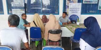 Jasa Raharja Sumbawa Berikan Kepedulian Negara, Hadir Berikan Pelayanan Kesehatan di Terminal Sumer Payung jasa raharja NTB