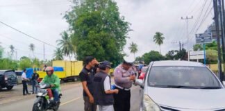Jasa Raharja Sumbar dan Satlantas Padang Pariaman Gelar Operasi Gabungan serta Sosialisasi Aplikasi SIGNAL dan Gebyar Pemutihan Pajak di Lubuk Alung Pemutihan Pajak di Lubuk Alung