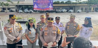 Dorong Tertib Berlalu Lintas, Jasa Raharja Bengkulu Hadiri Apel Gelar Pasukan Operasi Zebra Nala 2025 Pasukan Operasi Zebra Nala 2025