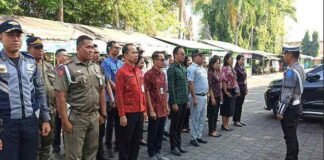 Jasa Raharja Singaraja Bersama Mitra Terkait Laksanakan Operasi Gabungan di Lapangan Mayor Metra Singaraja jasa raharja bali
