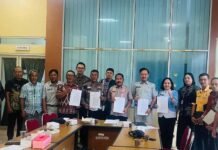 Jasa Raharja Turut Serta Dalam Pembentukan Tim Optimalisasi Peningkatan Opsen Pajak Kendaraan Bermotor di Kabupaten Sintang di Kabupaten Sintang