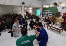 Dukung Generasi Tertib Berlalu Lintas, Jasa Raharja Bogor Berikan Edukasi pada Seminar Keselamatan di SMAN 6 Kota Depok di SMAN 6 Kota Depok