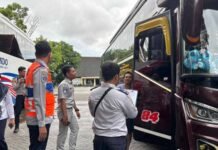 Inspeksi Angkutan Nataru Dimulai, Jasa Raharja Sulsel Ikut Rampcheck di Terminal Daya di Terminal Daya