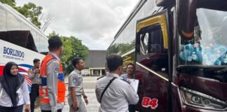 Inspeksi Angkutan Nataru Dimulai, Jasa Raharja Sulsel Ikut Rampcheck di Terminal Daya di Terminal Daya