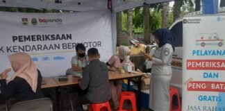 Jasa Raharja Jawa Barat Adakan Cek Kesehatan dan Pengobatan Gratis pada Kegiatan Operasi Gabungan di Wilayah Kab Bandung Barat di Wilayah Kab Bandung Barat