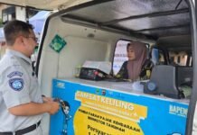 Jasa Raharja Jawa Barat bersama Stakeholders Melakukan Operasi Gabungan di Wilayah Kabupaten Bandung Barat di Wilayah Kabupaten Bandung Barat