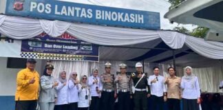 Jasa Raharja Kanwil Jawa Barat Bersama P3DW Samsat Sumedang Gelar Operasi Gabungan di Bundaran Binokasih Sumedang jasa raharja jabar