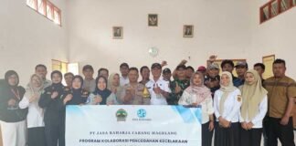 Jasa Raharja Magelang Laksanakan Giat Sosialisasi Desa Yang Masuk Daerah Rawan Kecelakaan di Kabupaten Magelang jasa raharja jateng