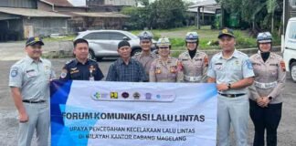 Jasa Raharja Magelang Laksanakan Forum Komunikasi Lalu Lintas Di Wilayah Temanggung jasa raharja jateng