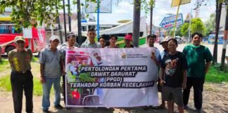 Jasa Raharja Cabang Pekalongan Gelar Pelatihan Pertolongan Pertama Gawat Darurat di Area Pasar Comal jasa raharja jateng