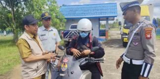 Jasa Raharja Beserta Tim Pembina Samsat Kabupaten Mempawah Bersinergi Dalam Kegiatan Operasi Zebra Kapuas 2025 jasa raharja kalbar