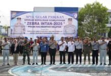 Ditlantas Polda Kalsel Gelar Apel Operasi Zebra Intan 2025, Jasa Raharja Kalsel Turut Hadir jasa raharja kalsel