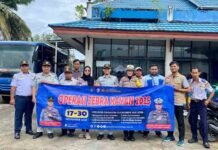 Rampcheck Angkutan Umum : Sinergi Jasa Raharja Cabang Tarakan & Stakeholder Tarakan Wujudkan Keselamatan Berlalu Lintas Dalam Operasi Zebra Kayan 2025 jasa raharja kaltim