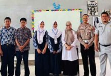 Jasa Raharja Parepare Dorong Budaya Tertib Lalu Lintas Melalui PPKL dan Safety Campaign di SMP Negeri 4 Pinrang