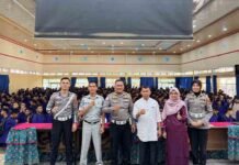 Jasa Raharja Sumbar Bersama Polres Payakumbuh Tanamkan Kesadaran Keselamatan Berlalu Lintas di SMKN 2 Payakumbuh jasa raharja sumbar