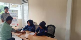 Jasa Raharja Sumbar Gelar Pemeriksaan Kesehatan Gratis bagi Penumpang dan Awak Bus di PO Damri, NPM, dan ANS jasa raharja sumbar
