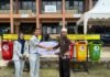 Jasa Raharja Sumbar Serahkan Tempat Sampah Terpilah kepada Yayasan An Najiyah Pasaman Barat sebagai Wujud Komitmen TJSL jasa raharja sumbar