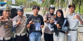 Jasa Raharja Sumbar dan Polres Pesisir Selatan Intensifkan Sosialisasi Operasi Zebra Singgalang 2025 di Kawasan Sago jasa raharja sumbar