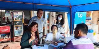 MUKL Jasa Raharja Sapa Sopir Bus Indah Transport, Beri Layanan Kesehatan Gratis dan Edukasi Keselamatan jasa raharja sumut