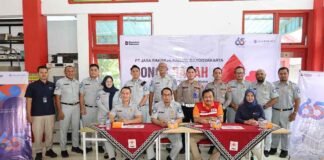 Pelaksanaan Donor Darah Dalam Rangka Hut PT Jasa Raharja Ke-65 Tahun 2026 Bersama PMI Kota Yogyakarta jasa raharja yogyakarta