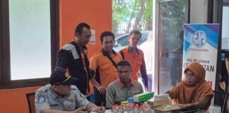 Tingkatkan Keselamatan Dan Kesehatan Pekerja, Jasa Raharja Karawang Gelar Layanan Kesehatan Di PT Berlio Anugrah Putra Di PT Berlio Anugrah Putra
