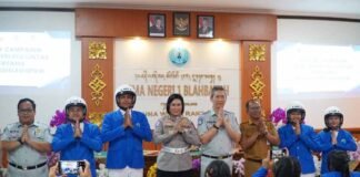 PT Jasa Raharja Wilayah Bali Gelar Safety Campaign Tertib Berlalu Lintas Di SMAN 1 Blahbatuh Gianyar Di SMAN 1 Blahbatuh Gianyar