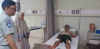 Pastikan Pelayanan Optimal, Jasa Raharja Bekasi Kunjungi Korban Laka Lantas Pam Nataru 2025 di Rumah Sakit jasa raharja jabar