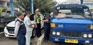 Jasa Raharja Singkawang Bersama BPTD Kalbar Gelar Ramp Check Angkutan Umum Jelang Puncak Nataru 2025/2026 Jelang Puncak Nataru 2025/2026