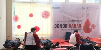 Dalam Rangkaian HUT Ke-65 Jasa Raharja Wilayah Kalimantan Barat Menggelar Kegiatan Donor Darah Kegiatan Donor Darah