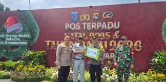 Dukung Kelancaran Nataru, Jasa Raharja NTB Tinjau Posko PAM dan Laksanakan Aksi Simpati Laksanakan Aksi Simpati