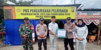 Jasa Raharja Kalimantan Barat Gelar Aksi Simpatik dan Kunjungan Monitoring Posko Pelayanan Natal dan Tahun Baru Pelayanan Natal dan Tahun Baru