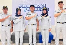 Perkuat Kesiapsiagaan Nataru, Jasa Raharja Palopo Ikut Apel PAM Natal 2025 dan Tahun Baru 2026 Perkuat Kesiapsiagaan Nataru