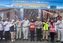 Jasa Raharja Kepri Serahkan Bantuan Bingkisan Aksi Simpatik dan Kunjungan Monitoring Posko Pelayanan Natal dan Tahun Baru di Batam Tahun Baru di Batam