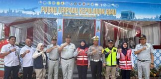 Jasa Raharja Kepri Serahkan Bantuan Bingkisan Aksi Simpatik dan Kunjungan Monitoring Posko Pelayanan Natal dan Tahun Baru di Batam Tahun Baru di Batam