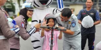 Tingkatkan Kesadaran Keselamatan, Jasa Raharja Gelar Sosialisasi di Bundaran Besar di Bundaran Besar